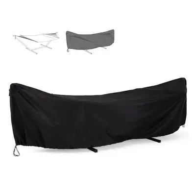 SUNCREAT Hammock Cover WaterResistant Polyester Hammock Stand Cover for 1112ft Stand Black