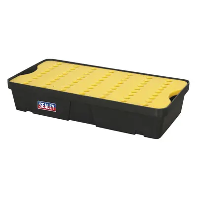 30L Spill Tray with Platform - Holds x 25L Drums - High-Density PE Plastic