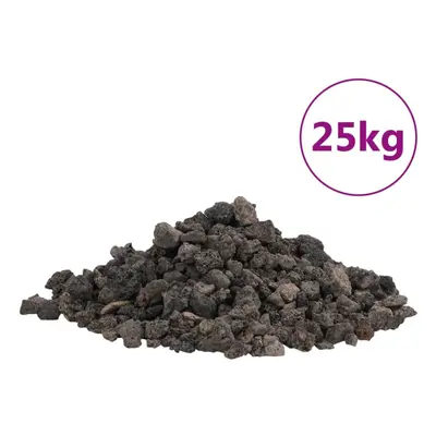 (black, cm (25 kg)) vidaXL Volcanic Rocks Lava Accent Rocks Aquarium Base Lava Stones Beads kg