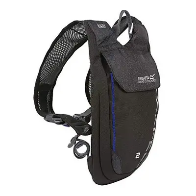 Blackfell III 2L Reflective Hardwearing Hydration Backpack - Black/Surf Spray, Single