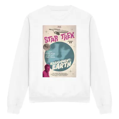 (XL, White) Star Trek Unisex Adult The Original Series Episode Sweatshirt