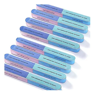 8 Pack Nail Buffer,Nail File Buffer Block, Way Nail File,Removes Ridges,for Manicure Buffer Bloc