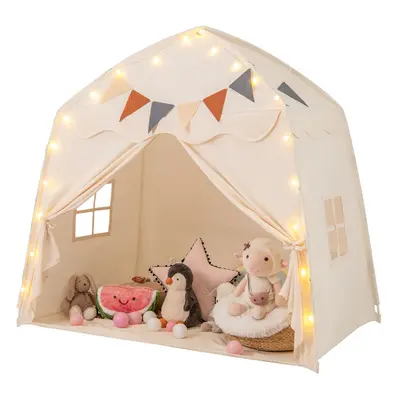 Kids Play Tent Indoor & Outdoor Extra Large Playhouse Tent-Beige