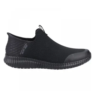 Slip-ins Work: Cessnock - RylindSR | Black | Mens Slip Resistant Slip-on Trainers