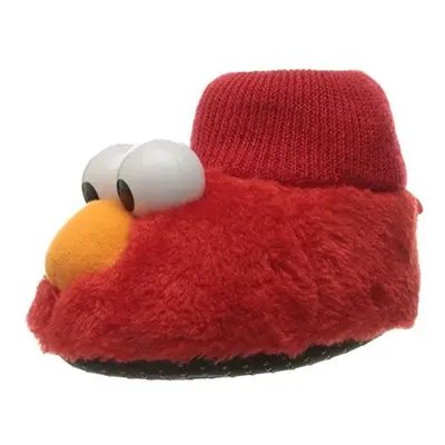 Sesame Street Baby ELMO Puppet Slipper, Red, 7/8 Child US Toddler