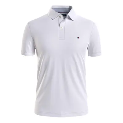 Tommy Hilfiger mens Short Sleeve Stretch in Slim Fit Polo Shirt Fresh