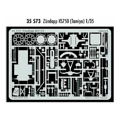 Eduard 1:35 Etched Detailing Set for Tamiya Kits Zundapp KS-750