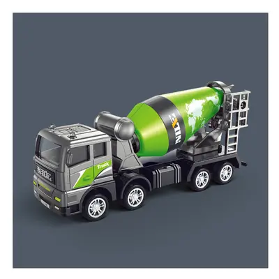 (mixer truck) 1: Simulation Alloy Head Children's Engineering Vehicle Toy Excavator Crane Model 