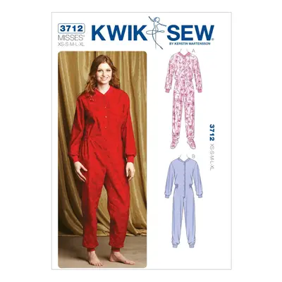 Kwik Sew K3712 Pajamas Sewing Pattern Size XSSMLXL