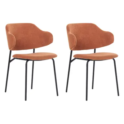 Set of Dining Chairs KENAI Orange