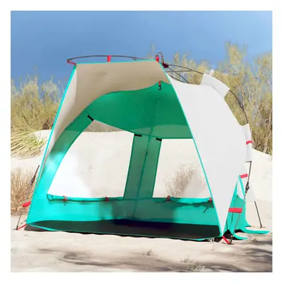 vidaXL Beach Tent 2-Person Sea Green Quick Release Waterproof