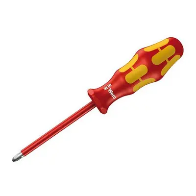 Wera Kraftform 165i VDE Insulated Screwdriver Pozidriv PZ2 x 200mm