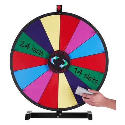 (24 in, fixed bracket) VEVOR Spinning Prize Wheel