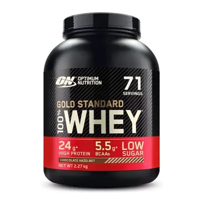 Optimum Nutrition Gold Standard Whey Muscle Building and Recovery Protein Powder With Naturally 