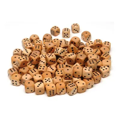 WE Games Wooden Dice with Rounded Corners - Bulk Pack