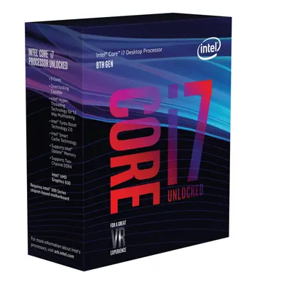 Intel Core i7-8700K Desktop Processor Cores up to 4.7GHz Turbo Unloc