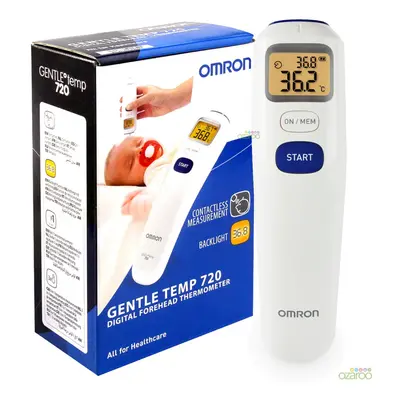 Omron Gentle Temp Contactless Forehead Room Digital Backlit Thermometer New