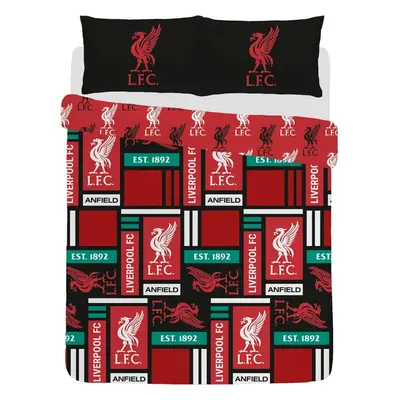 Liverpool fc football duvet cover sets Reversible bedding single double king size bed set with p