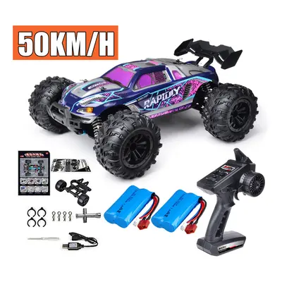 (16101-PP-2B) Rc Car Off Road 4x4 High Speed 75KM/H Remote Control Car With LED Headlight Brushl