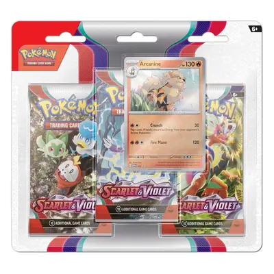 PokÃ©mon TCG: Scarlet & Violet 3-Pack Booster (Styles Vary, One Supplied)