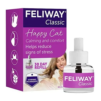 FELIWAY Classic day Refill comforts cats, helps solve behavioural issues and stress/anxiety in t