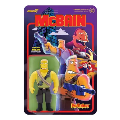 The Simpsons: McBain McBain Commando Reaction 3.75" Figure