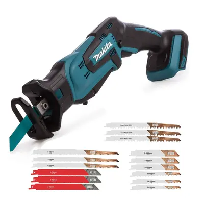 Makita DJR185Z 18v Reciprocating Recip Sabre Saw Multi Saw Bare + Blades