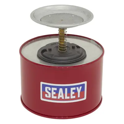 1.9 Litre Plunger Can - One Handed Operation - Flammable Liquid Dispenser