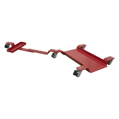 Motorcycle Rear Wheel Dolly - Side Stand - 500kg Weight Limit - Pivoting