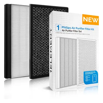 (HEPA & Activated Carbon Filter) Filter set for Philips air purifier NanoProtect HEPA filter and