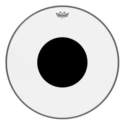 Remo controlled Sound clear Bass Drum Head with Black Dot - Inch