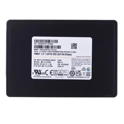 SSD Samsung PM897 3.84TB SATA 2.5" MZ7L33T8HBNA-00A07 (DWPD 3)