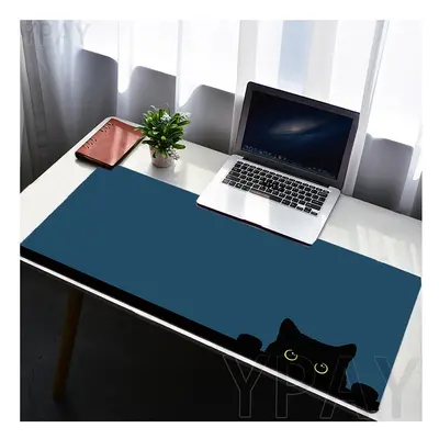 (WA00395 Cat (12), 400x900x3mm) Big Mouse Pad Cat Large Gamer Mousepad Office Keyboard Mat Mouse