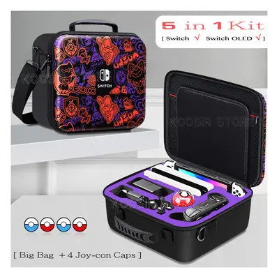 (Big Bag C) For Nintendo Switch OLED Storage Carrying Case Nintendo Switch Zelda Tears of The Ki