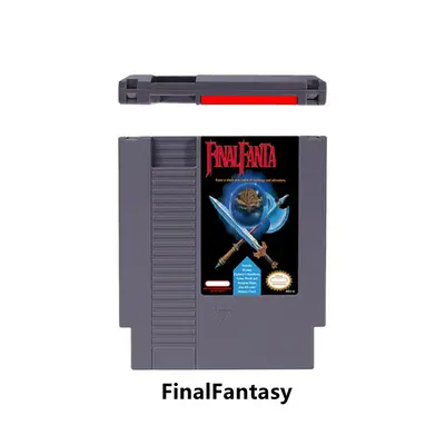 (FF 1) Final Game Fantasy I II III or I&II - pins 8bit Game Cartridge for NES Video Game Console