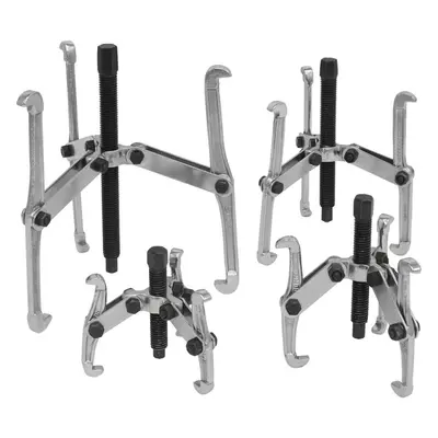 4 Piece Triple Leg Gear Puller Set - Reversible - Carbon Steel - Hex Head Screws