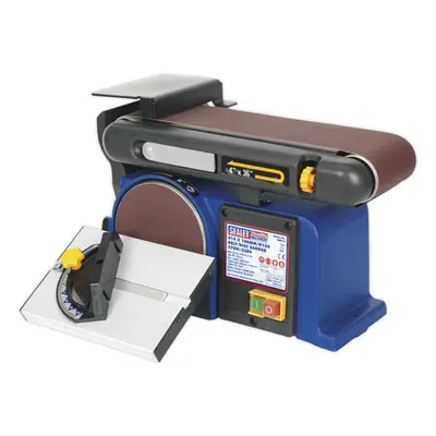 Portable Table Mounted Disc / Belt Sander - 370W 230V - x 100mm & 150mm