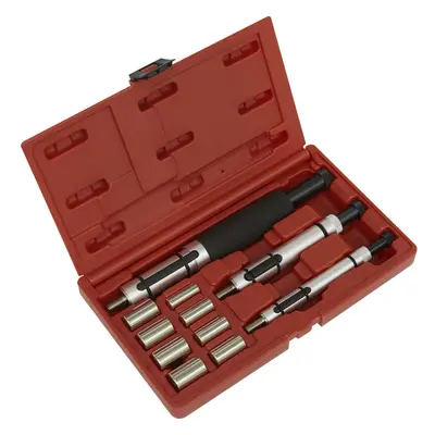 11 Pc Clutch Alignment Tool Set - Interchangeable Spigot Adaptors - Screw Action