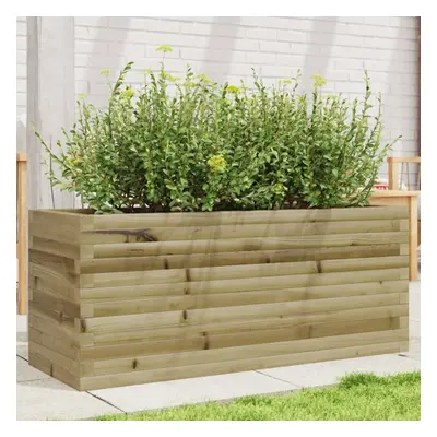 vidaXL Garden Planter 110x40x45.5 cm Impregnated Wood Pine