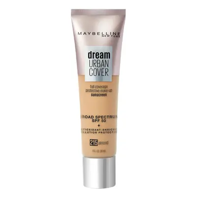 Maybelline Dream Urban Cover Flawless Coverage Foundation Makeup SPF Almond