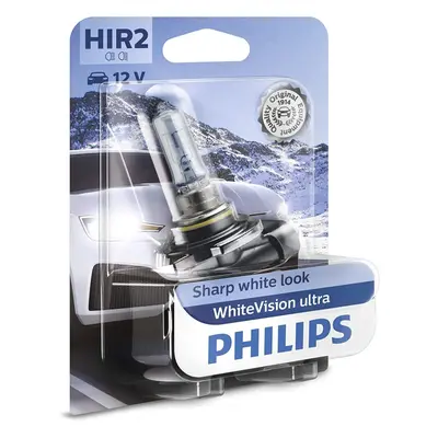 Philips WhiteVision ultra HIR2 car headlight bulb, single blister