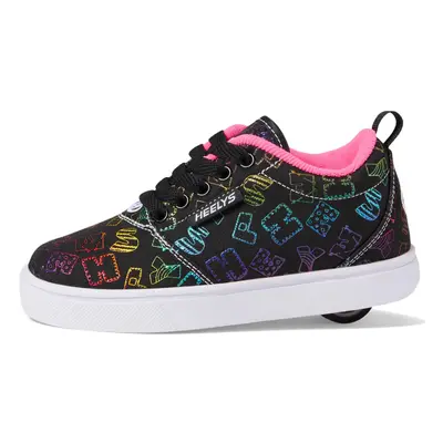 HEELYS Girl's Pro Prints (Little Kid/Big Kid/Adult) Black/Rainbow/P