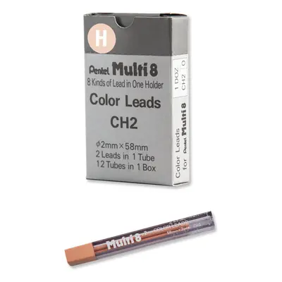 Pentel Arts Colour Pencil Lead Refill Peach Pieces of Lead (CH2-H)