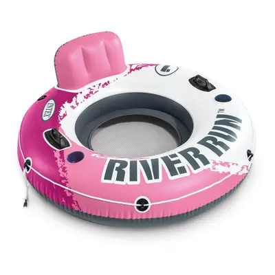 Intex River Run I Sport Lounge Inflatable Water Float Diameter Pink