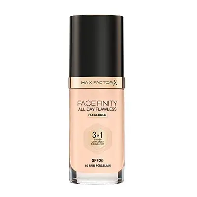 Max Factor Facefinity 3-in-1 All Day Flawless Liquid Foundation, SPF - Fair Porcelain, ml