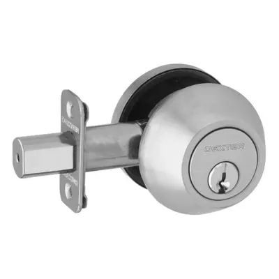 Dexter by Schlage JD60630 SingleCylinder Deadbolt Satin Stainless Steel