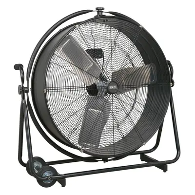 30" Industrial High Velocity Orbital Drum Fan - Speed - Degree Tilt