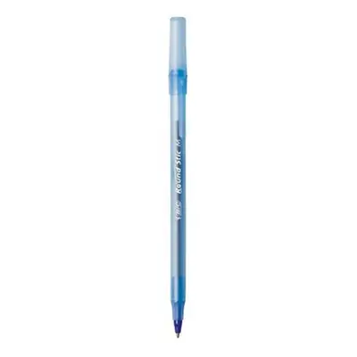 BIC BICGSM144AZBLU Round Stic Xtra Life Ballpoint Pen, Blue - Medium Point -144 per Pack