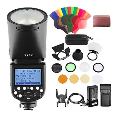 V1C with AKR1 Accessories Kit 76Ws 24G TTL Round Head Flash Speedlight HSS Speedlite Full Power 