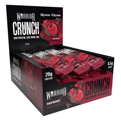 Warrior Crunch Bars Muscle Gain High Protein Raspberry Dark Chocolate x 64g